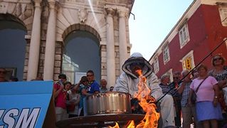 Performance Enia Meštrovića (foto:Saša Čuka)