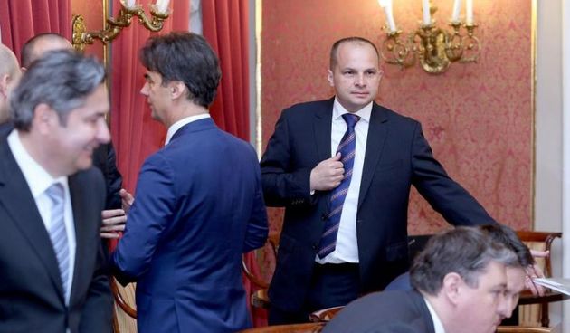 U Banskim dvorima odrzana je redovita sjednica Vlade RH, na kojoj se, izmedju ostalog, raspravljano o prijedlogu godisnjeg izvjesca o izvrsenju proracuna i dodatnom zaduzivanju HAC-a. Sinisa Hajdas Doncic. Photo: Patrik Macek/PIXSELL