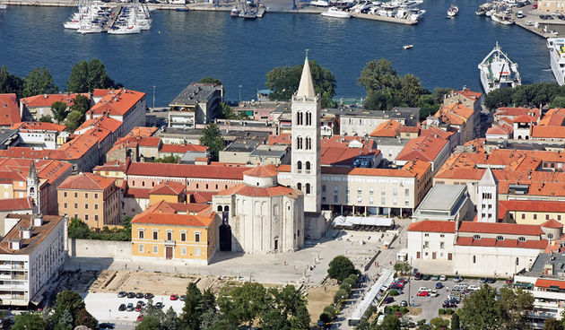 Zadar – Zračne snimke – Forum (foto: Marin Gospić)