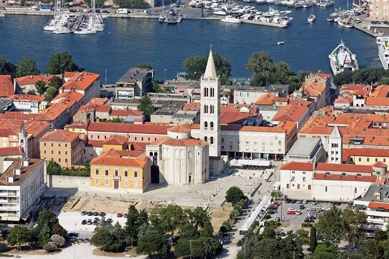 Zadar – Zračne snimke – Forum (foto: Marin Gospić)
