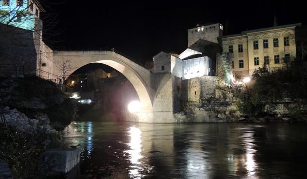 Noćni đir mostarskom starom jezgrom, Foto: Borna Filić/PIXSELL
