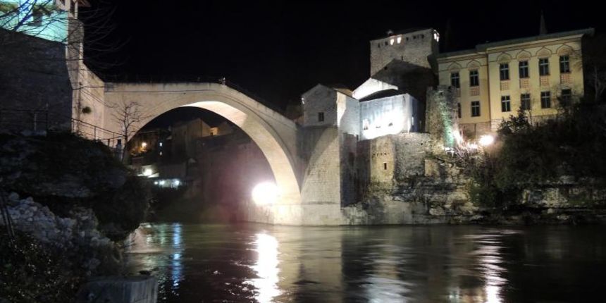 Noćni đir mostarskom starom jezgrom, Foto: Borna Filić/PIXSELL