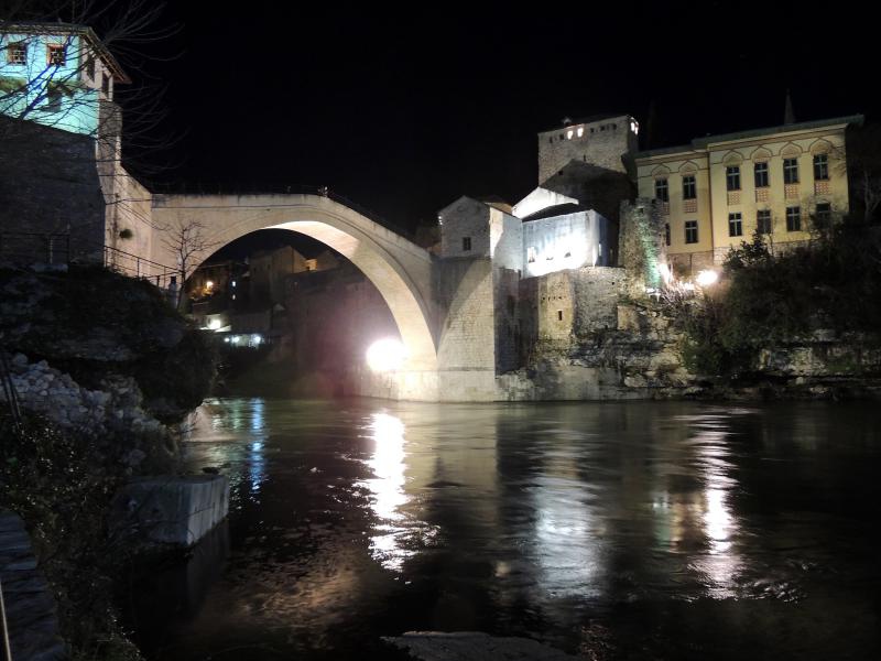 Noćni đir mostarskom starom jezgrom, Foto: Borna Filić/PIXSELL