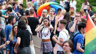 Održan je XV Zagreb Pride pod motom Još Hrvatska ni propala. Photo: PIXSELL Održan je XV Zagreb Pride pod motom Još Hrvatska ni propala. Photo: PIXSELL