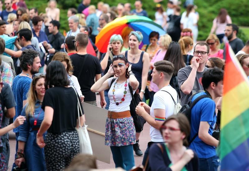Održan je XV Zagreb Pride pod motom Još Hrvatska ni propala. Photo: PIXSELL Održan je XV Zagreb Pride pod motom Još Hrvatska ni propala. Photo: PIXSELL