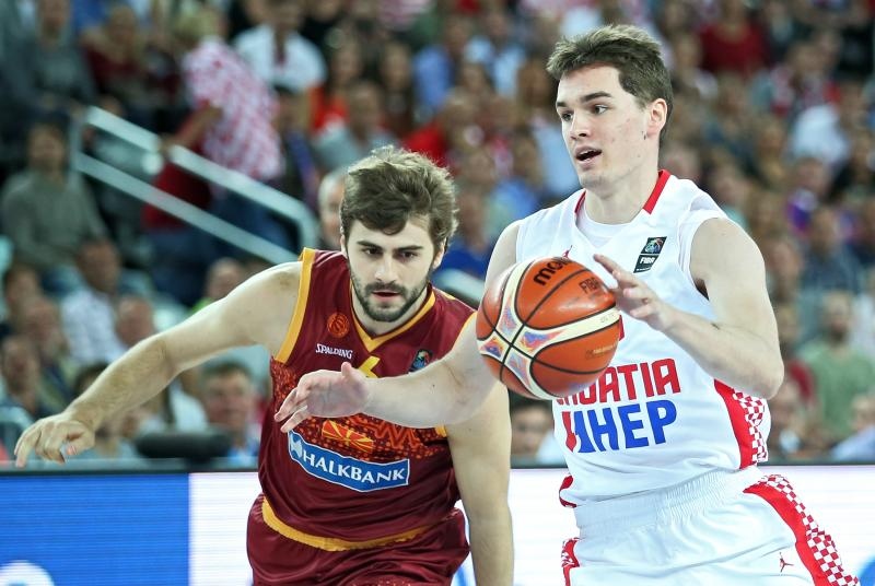 08.09.2015., Arena Zagreb, Zagreb – EuroBasket 2015., skupina C, 03. kolo, Hrvatska – Makedonija. Foto: PIXSELL 08.09.2015., Arena Zagreb, Zagreb – EuroBasket 2015., skupina C, 03. kolo, Hrvatska – Makedonija. Foto: PIXSELL