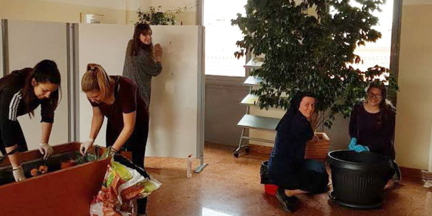 Održana volonterska akcija uređenja Klasične gimnazije Ivana Pavla II