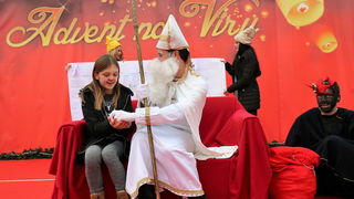 Sveti Nikola darivao mališane na Viru, Krampus bez posla Sveti Nikola darivao mališane na Viru, Krampus bez posla