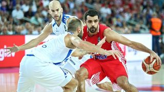 06.09.2015., Arena Zagreb, Zagreb – EuroBasket 2015., skupina C, 02. kolo, Grcka – Hrvatska. Foto: PIXSELL 06.09.2015., Arena Zagreb, Zagreb – EuroBasket 2015., skupina C, 02. kolo, Grcka – Hrvatska. Foto: PIXSELL