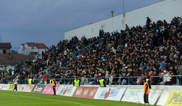 Zadar, 170313
Stadion Stanovi. 
24. kolo MaxTV Prva Liga. NK Zadar – NK Hajduk.
Na fotografiji: detalj s utakmice; publika.
Foto: Luka Gerlanc / CROPIX