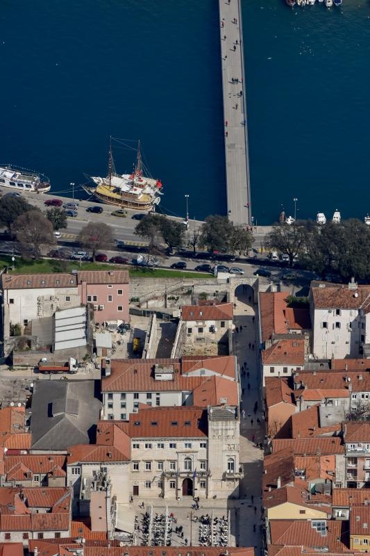 Zadar iz zraka, zračna panorama