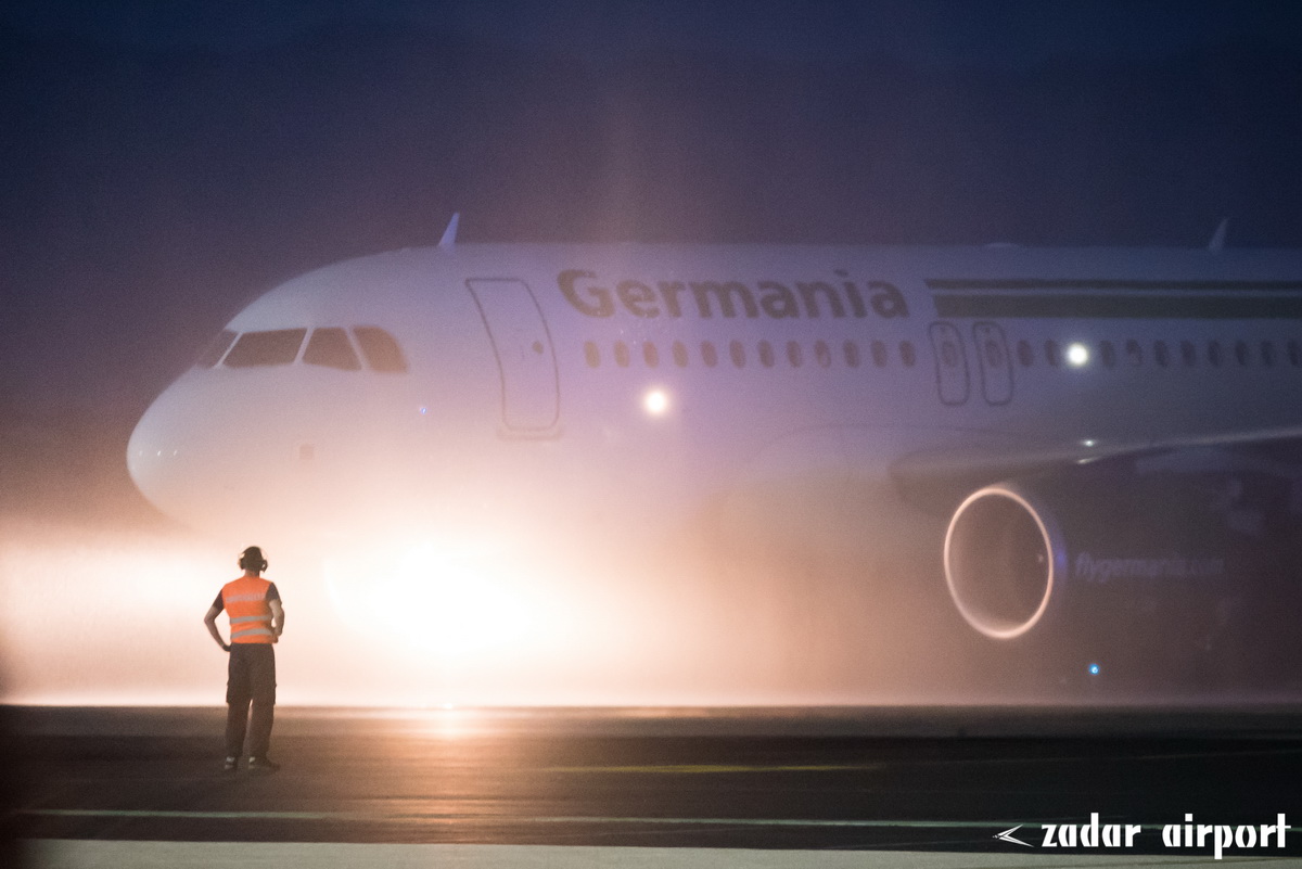 U Zračnu luku Zadar sletio prvi zrakopolov Germanie iz Zuricha U Zračnu luku Zadar sletio prvi zrakopolov Germanie iz Zuricha