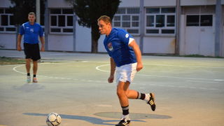 U povodu blagdana Kraljice Mira u Stanovima odigrana utakmica između liječnika i predstavnika Gradske uprave, Foto: Iva Perinčić