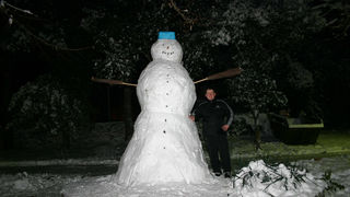 Izrada najvećeg snijegovića u gradu, foto: Ivan Matić