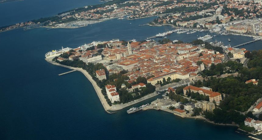 Zadar iz zraka – Poluotok