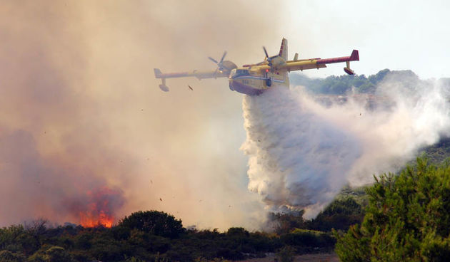 požar – kanader (foto: Marin Gospić)
