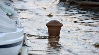 Sibenik – Zbog velike plime u gradu poplavio dio rive u starom dijelu grada Dolcu. Photo: Hrvoje Jelavic/PIXSELL