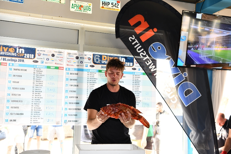 Dive In kup 2018.: Međunarodno ekipno natjecanje u podvodnom ribolovu Dive In kup 2018.: Međunarodno ekipno natjecanje u podvodnom ribolovu