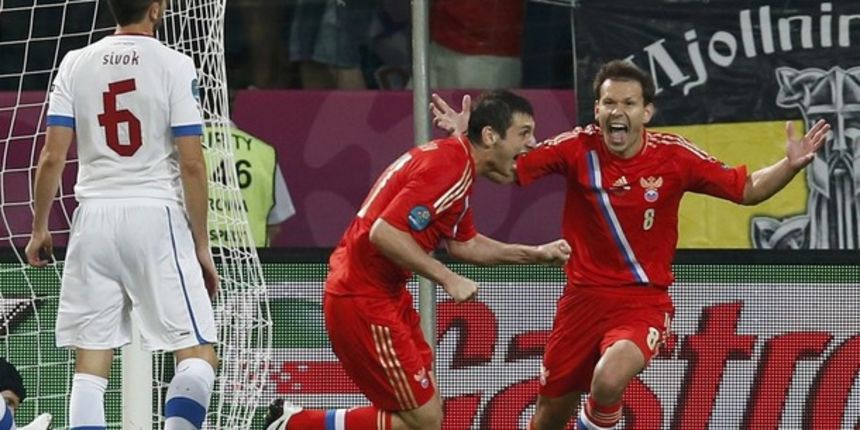 Slavlje Džagoeva i Žirjanova, Foto: Reuters Slavlje Džagoeva i Žirjanova, Foto: Reuters