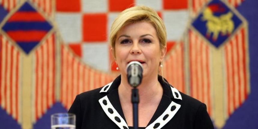 Predsjednica Kolinda Grabar-Kitarović. Photo: Slavko Midzor/PIXSELL