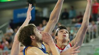Arena Stozice, Ljubljana, Slovenija – Europsko prvenstvo u kosarci Eurobasket Slovenija 2013., cetvrtfinale, Hrvatska – Ukrajina. Krunoslav Simon. Photo: Igor Kralj/PIXSELL Arena Stozice, Ljubljana, Slovenija – Europsko prvenstvo u kosarci Eurobasket Slovenija 2013., cetvrtfinale, Hrvatska – Ukrajina. Krunoslav Simon. Photo: Igor Kralj/PIXSELL