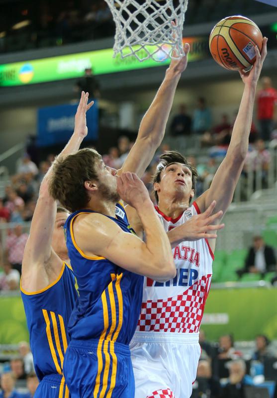 Arena Stozice, Ljubljana, Slovenija – Europsko prvenstvo u kosarci Eurobasket Slovenija 2013., cetvrtfinale, Hrvatska – Ukrajina. Krunoslav Simon. Photo: Igor Kralj/PIXSELL Arena Stozice, Ljubljana, Slovenija – Europsko prvenstvo u kosarci Eurobasket Slovenija 2013., cetvrtfinale, Hrvatska – Ukrajina. Krunoslav Simon. Photo: Igor Kralj/PIXSELL