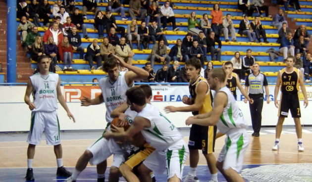 A-1 liga: KK Borik-Puntamika – KK Split CO 69-60, Foto: Mladen Malik