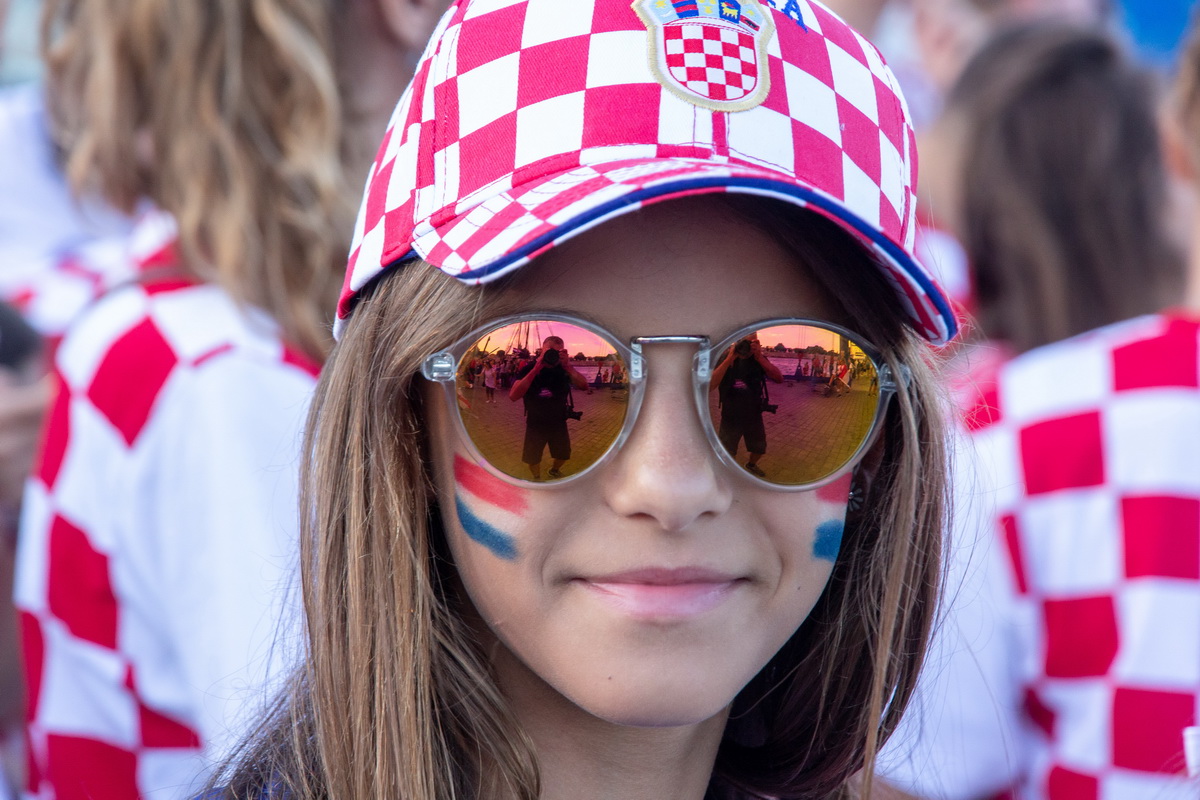 Veličanstven doček četvorice zadarskih Vatrenih od Gradskog mosta do Foruma