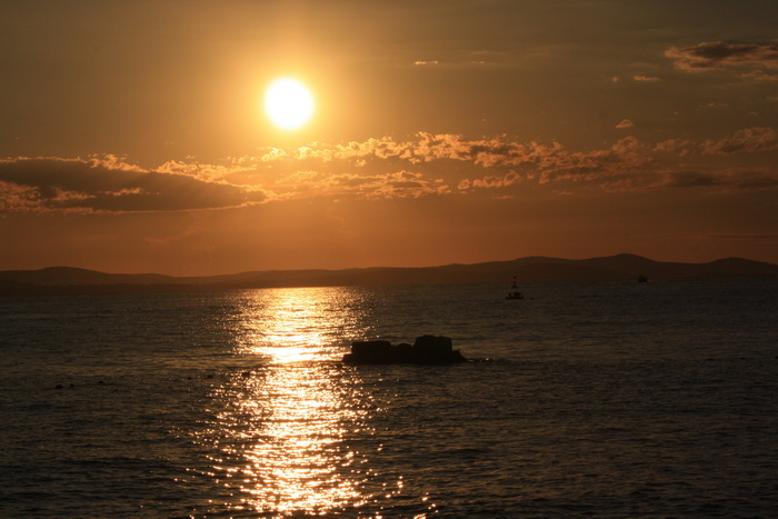 Čudesni zalazak sunca u Zadru 26. kolovoza 2012.