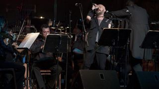 08.07.2013., Rijeka – Koncert Rijecke filharmonije i Hrvatske glazbene unije (HGU) Rijecka Filharmonija i Rijecki rokeri. Solisti Damir Urban, Zoran Prodanovic Prlja, Dean Skaljc i Zanil Tataj Zaka. Photo: Nel Pavletic/PIXSELL 08.07.2013., Rijeka – Koncert Rijecke filharmonije i Hrvatske glazbene unije (HGU) Rijecka Filharmonija i Rijecki rokeri. Solisti Damir Urban, Zoran Prodanovic Prlja, Dean Skaljc i Zanil Tataj Zaka. Photo: Nel Pavletic/PIXSELL