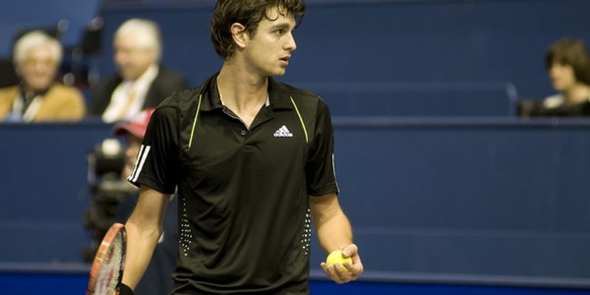 Mario Ancic, PBZ Zagreb Indoors, 27.2.2008. Mario Ancic, PBZ Zagreb Indoors, 27.2.2008.