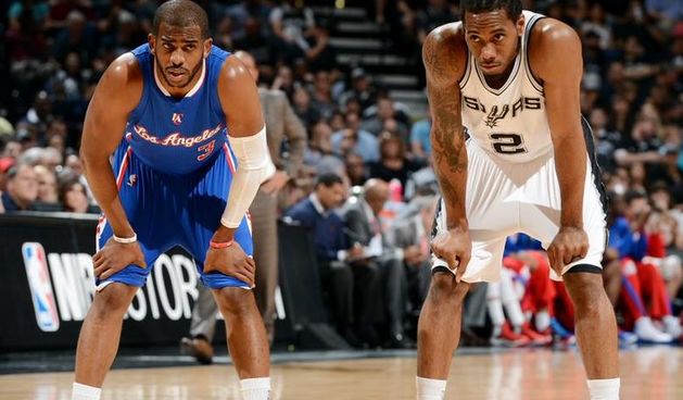 Chris Paul i Kawhi Leonard, foto: SportsCenter ‏@SportsCenter