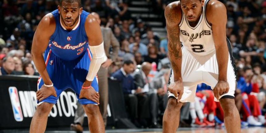 Chris Paul i Kawhi Leonard, foto: SportsCenter ‏@SportsCenter