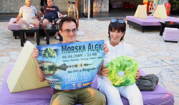 Bozo Rebic i Marina Bolanca na predstavljanju “Morske alge”