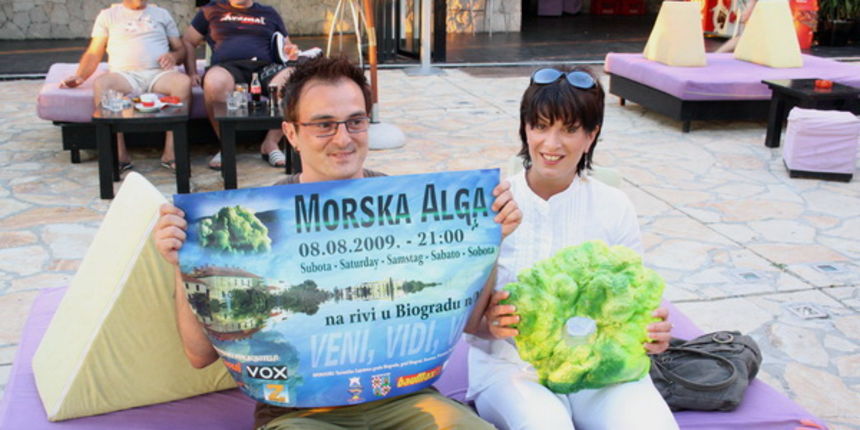 Bozo Rebic i Marina Bolanca na predstavljanju “Morske alge”