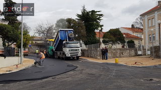 Na rekonstruirano križanje u Vruljici postavlja se završni sloj asfalta Na rekonstruirano križanje u Vruljici postavlja se završni sloj asfalta