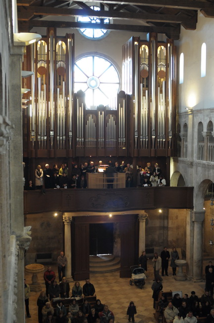 Nove orgulje u katedrali Svete Stosije u Zadru, Foto: Darko Dilber