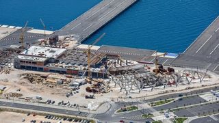 Luka Gaženica: Radovi na izgradnji putničkog terminala Luka Gaženica: Radovi na izgradnji putničkog terminala