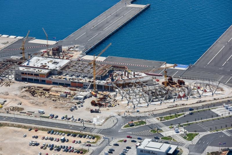 Luka Gaženica: Radovi na izgradnji putničkog terminala Luka Gaženica: Radovi na izgradnji putničkog terminala