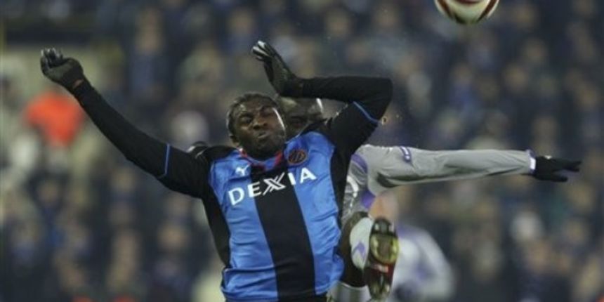Club Brugge KV player Dorge Kouemaha, foto: AP Photo Club Brugge KV player Dorge Kouemaha, foto: AP Photo