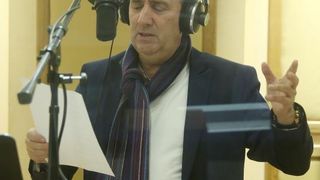 Mladen Grdović snima pjesmu na engleskom jeziku. Photo: Goran Jakus/PIXSELL