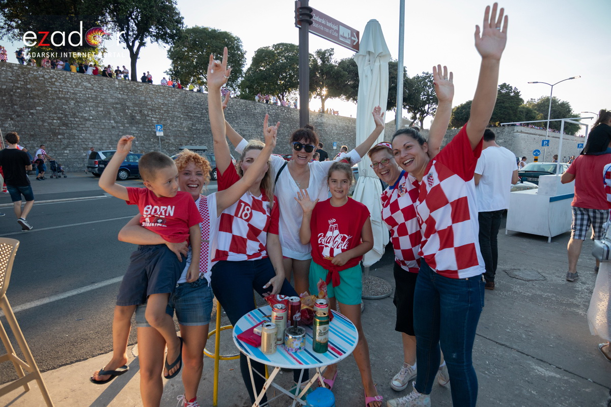 Veličanstven doček četvorice zadarskih Vatrenih