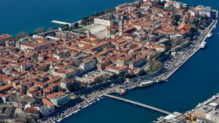 Zadar iz zraka, zračna panorama