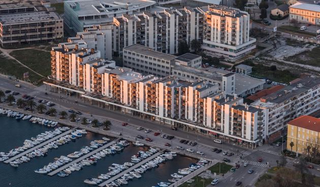 Zadar iz zraka, panorama Zadra