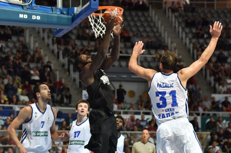 24.09.2015., Zadar – Zadar Dogus Basketball Tournament, KK Zadar – Olympiakos. Photo: PIXSELL