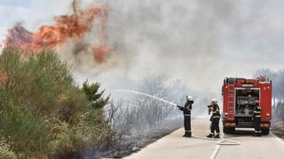Zbog požara je zatvorena i autocesta