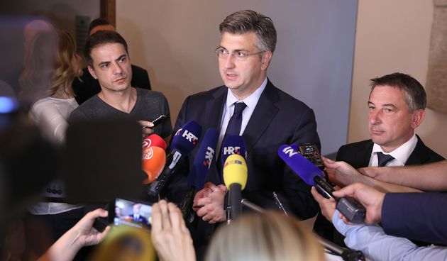 Andrej Plenković i Predrag Štromar