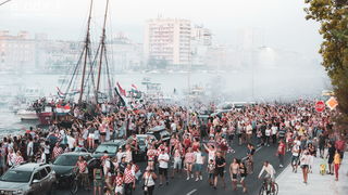 Zadar priredio čudesan doček svojim Vatrenim herojima (1)