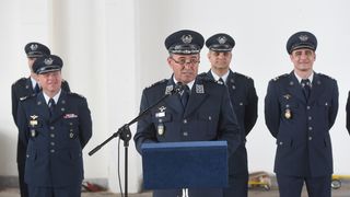 Primopredaja dužnosti zapovjednika 93. zrakoplovne baze HRZ i PZO