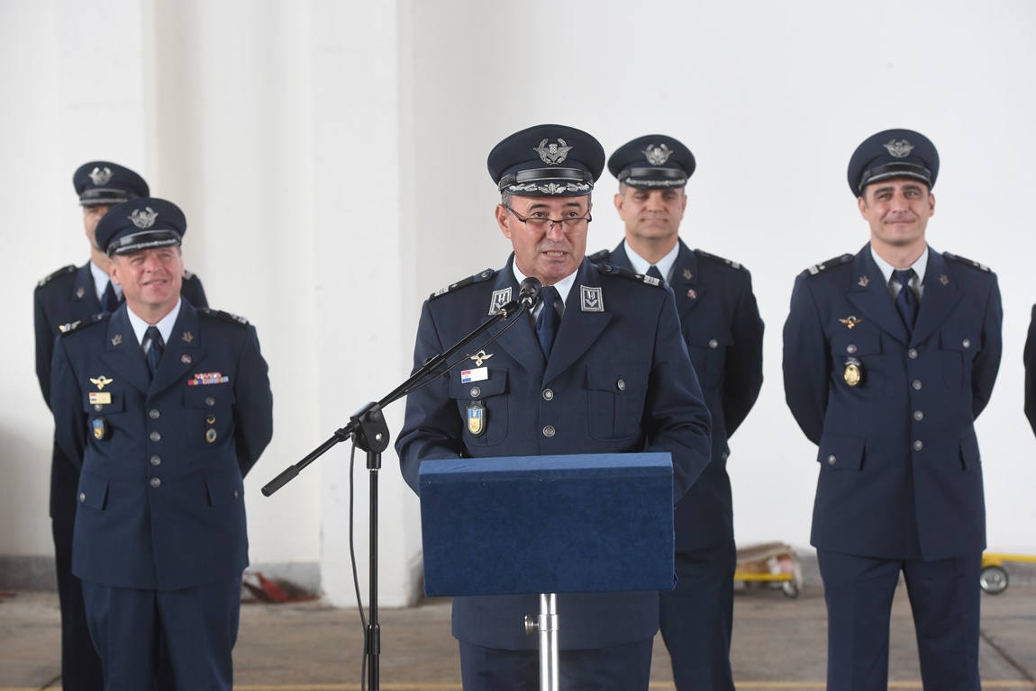 Primopredaja dužnosti zapovjednika 93. zrakoplovne baze HRZ i PZO